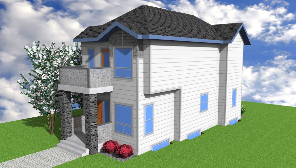 Wide Skinny 2 Storey with 3 Bedroom | Aurora Home Designs Edmonton
